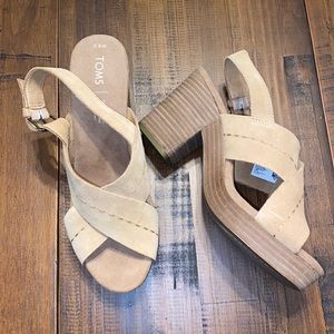 Toms Ibiza Sandals - Honey Sued